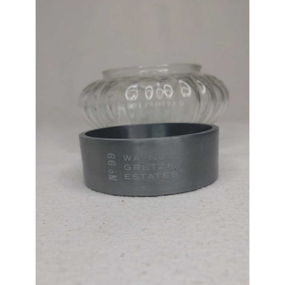 Wayne Gretzky-Estates-No‎ 99 Glass Pewter Penny Holder Ashtray  Collectable A66 - Picture 7 of 13